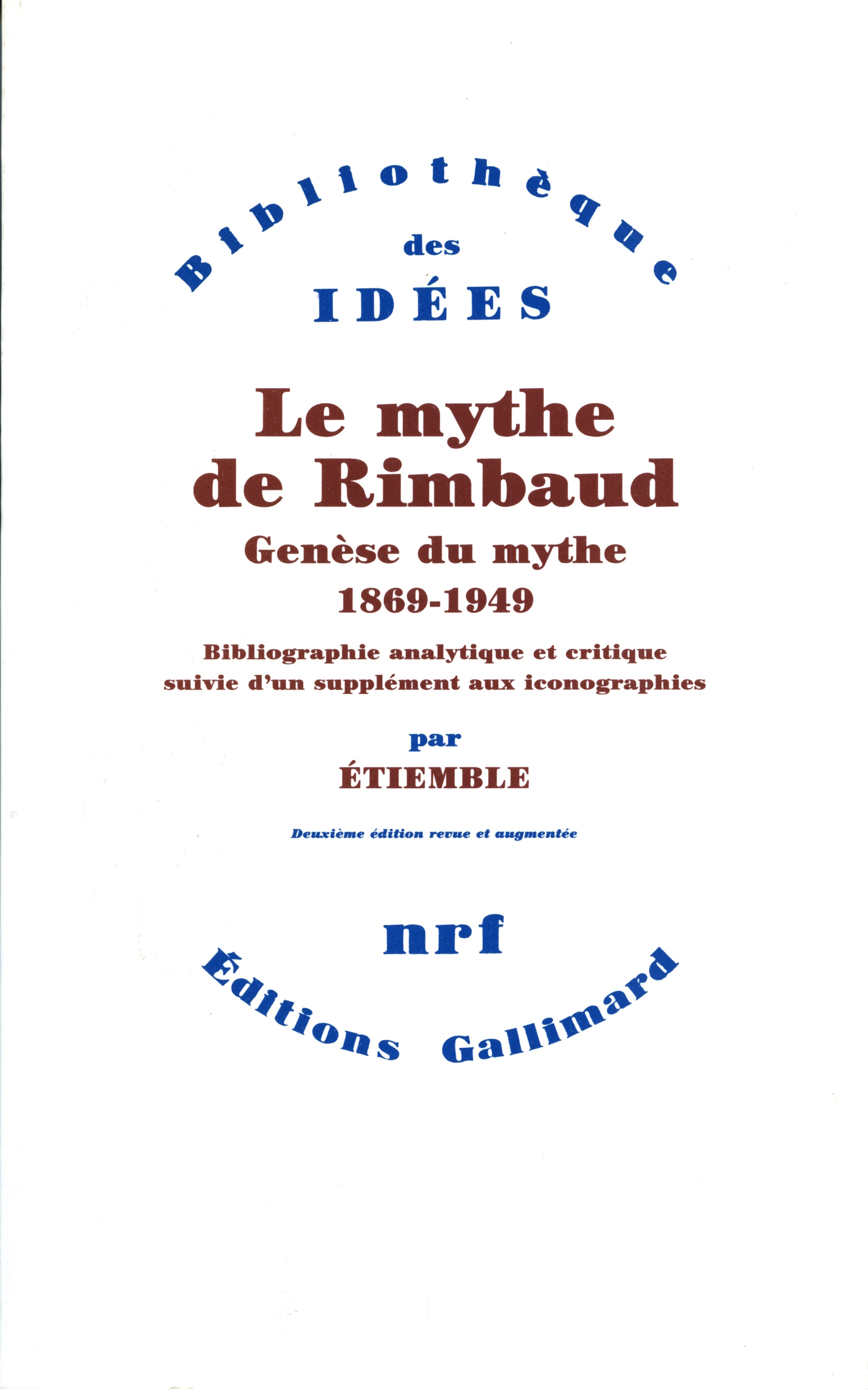 Le Mythe de Rimbaud