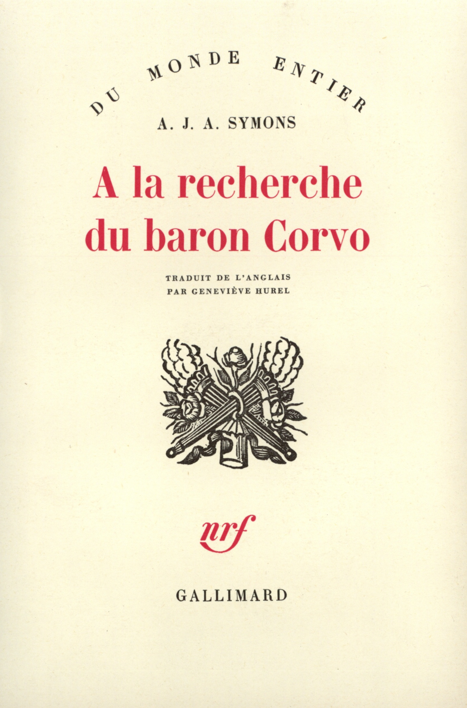 À la recherche du baron Corvo