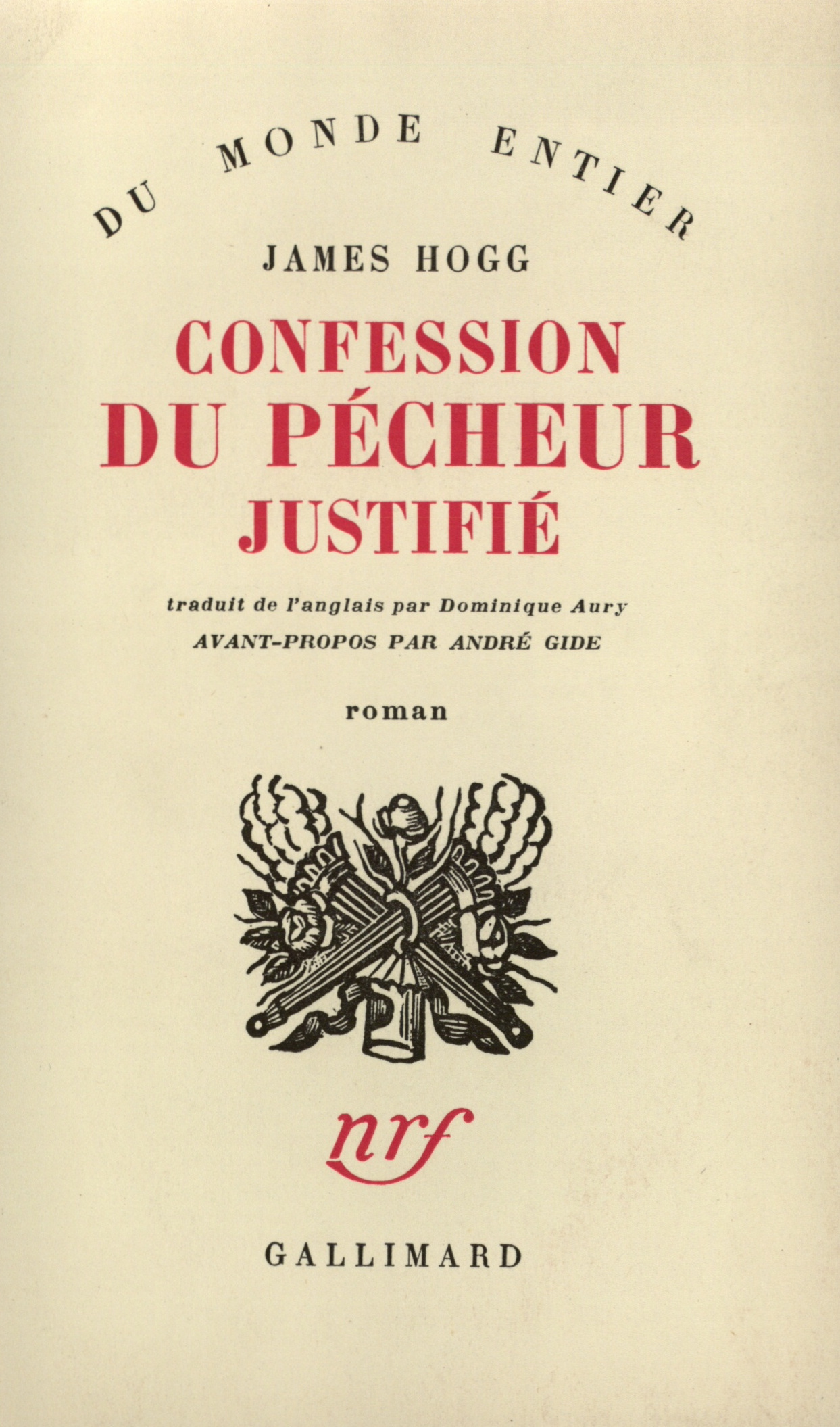 CONFESSION DU PECHEUR JUSTIFIE