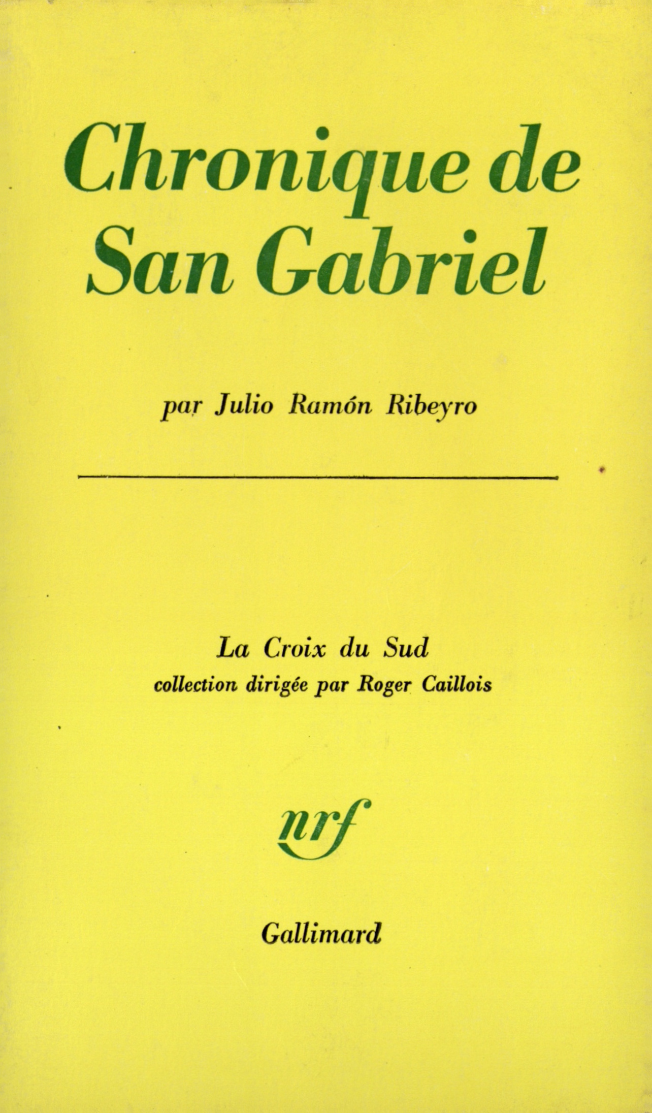 Chronique de San Gabriel