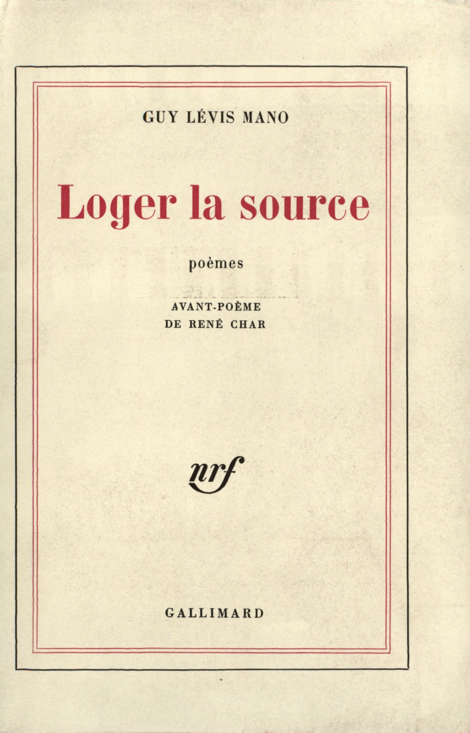 Loger la source