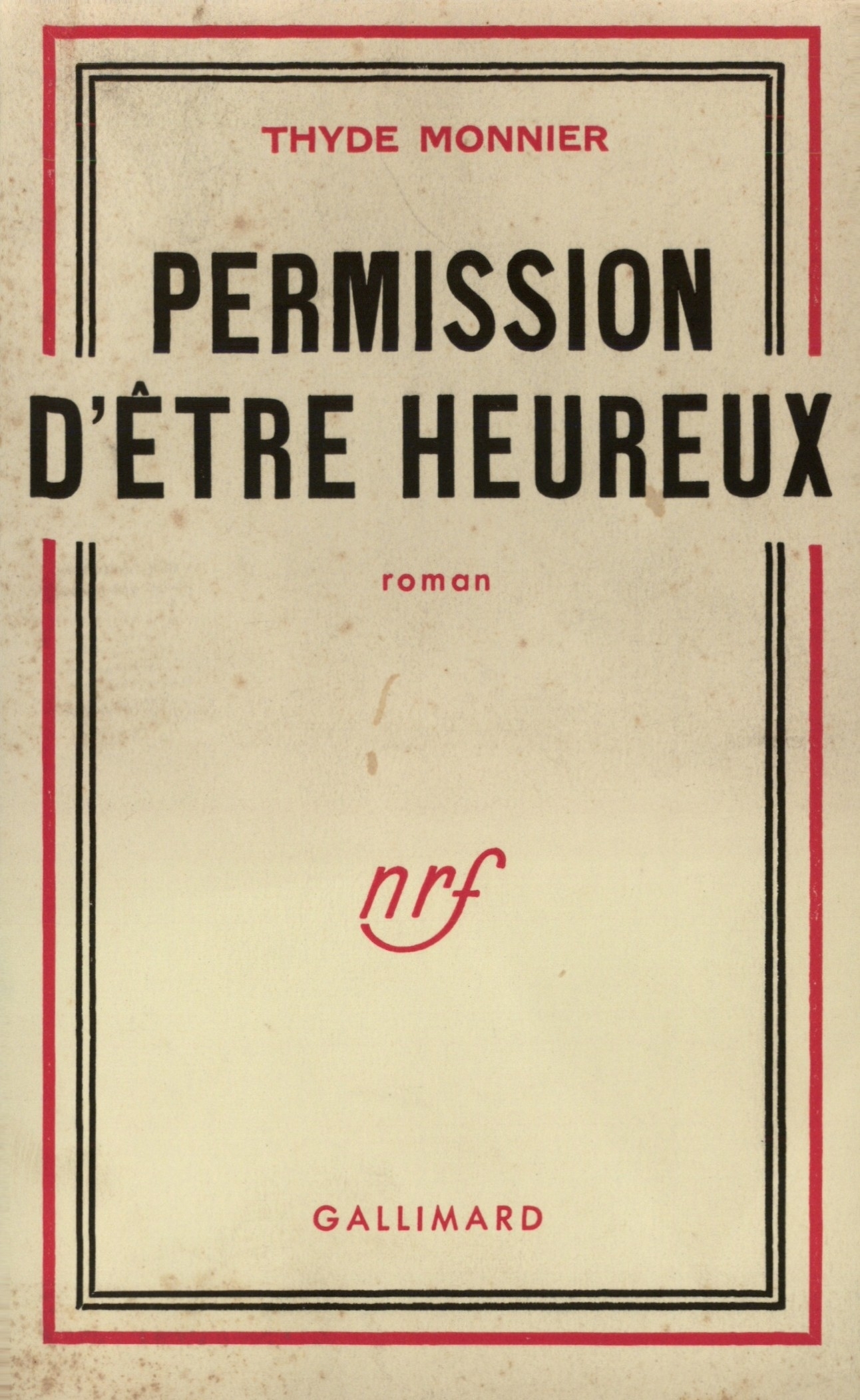 Permission d'être heureux