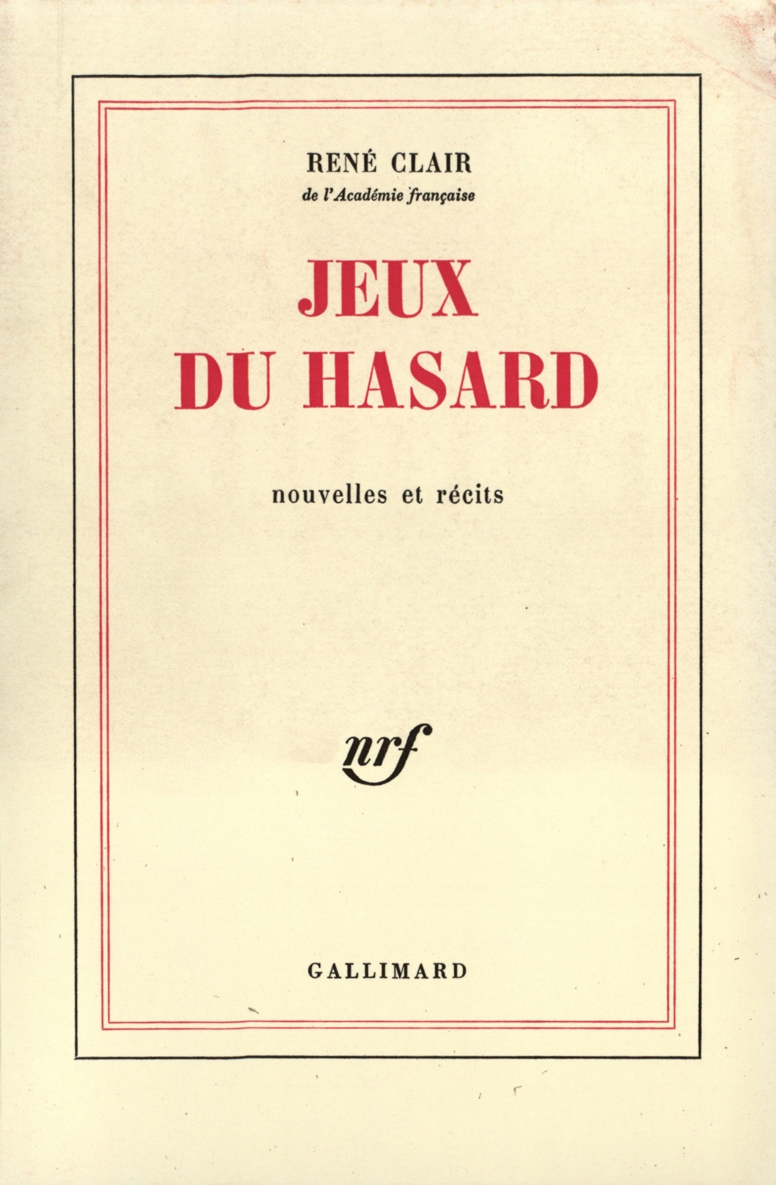 Jeux du hasard