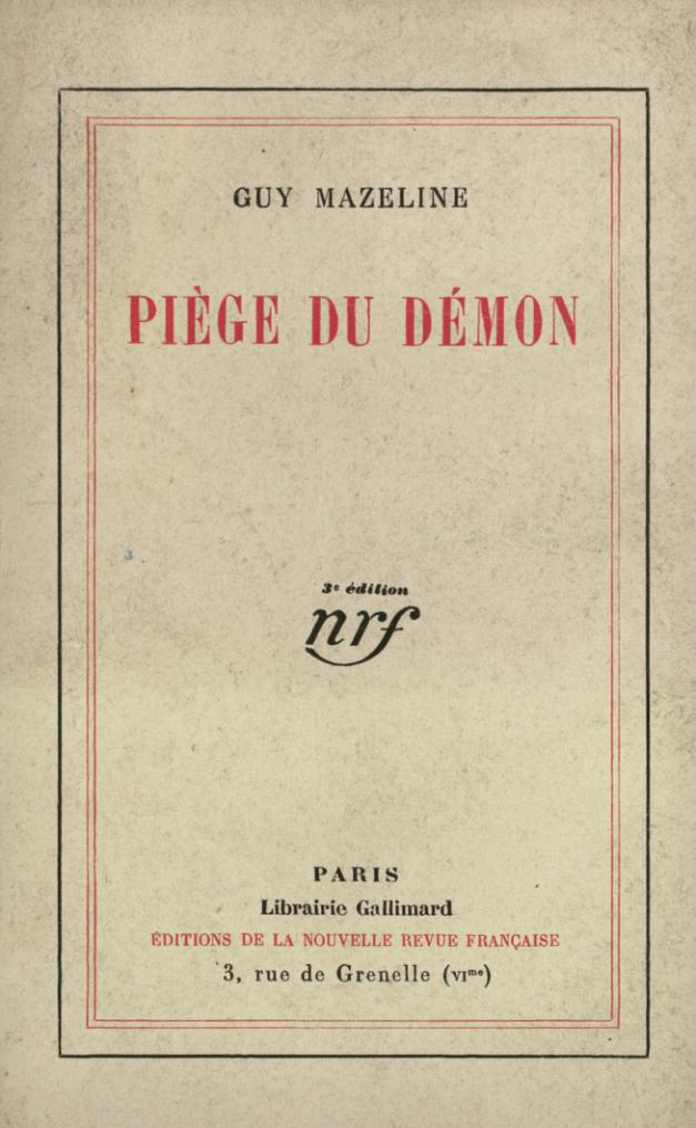 PIEGE DU DEMON