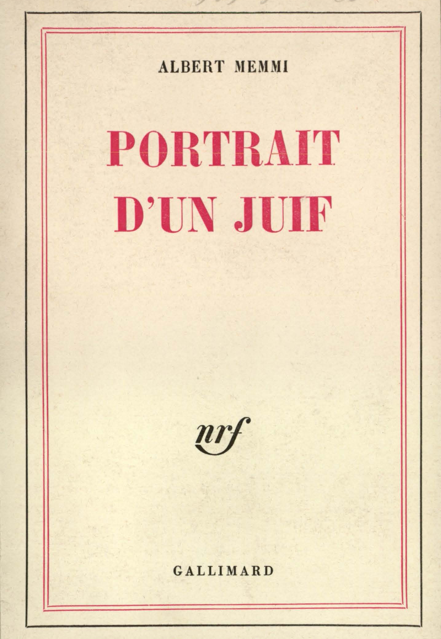 PORTRAIT D'UN JUIF