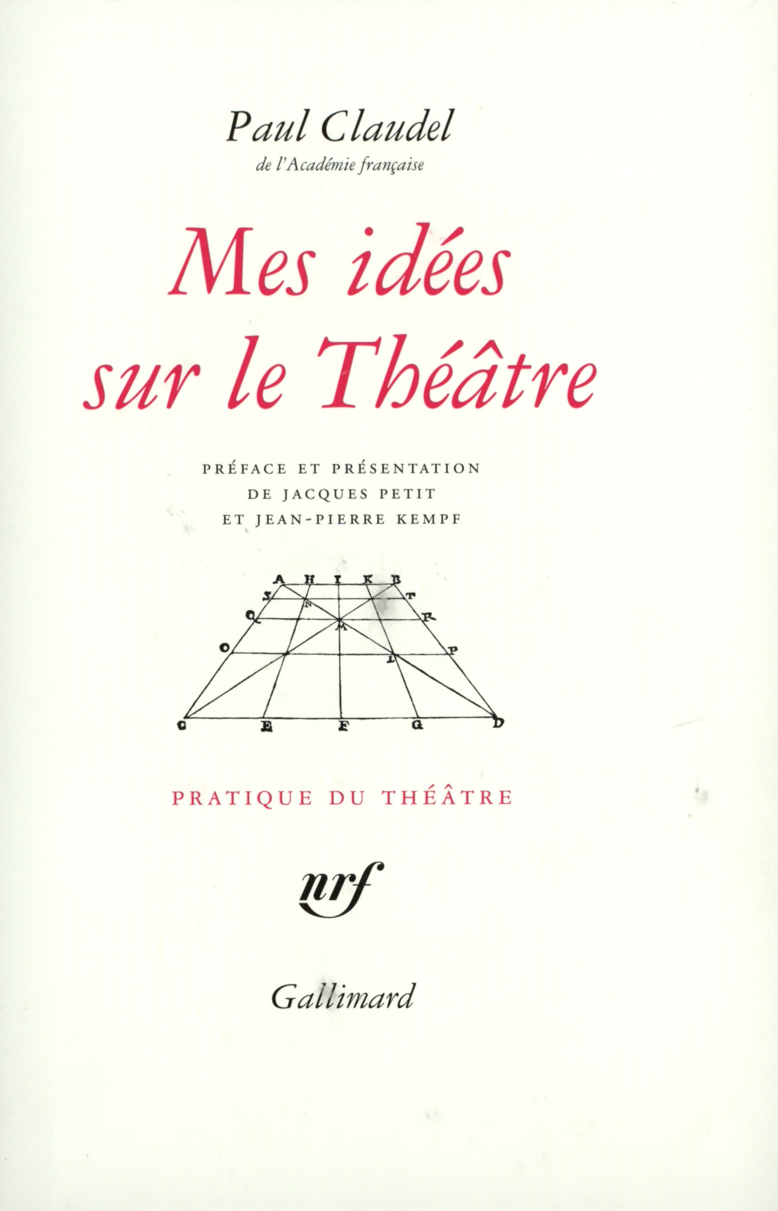 Mes idées sur le Théâtre