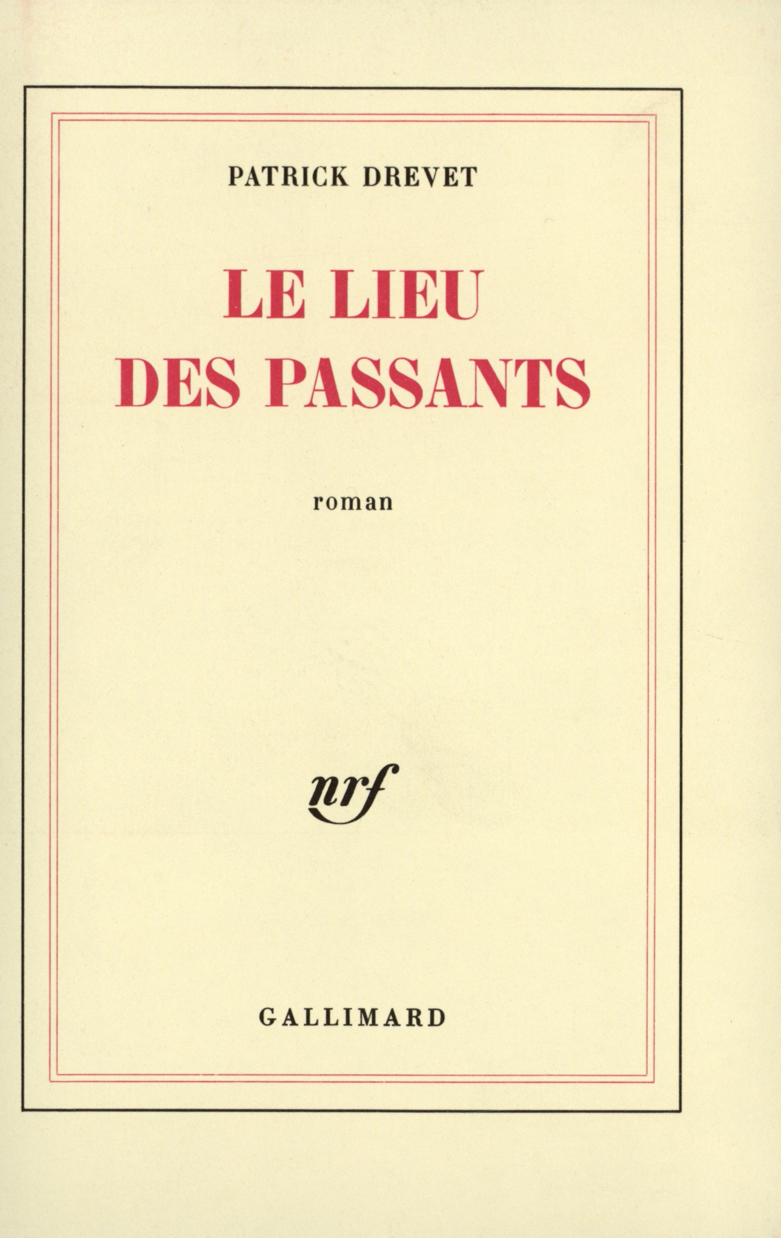 Le lieu des passants