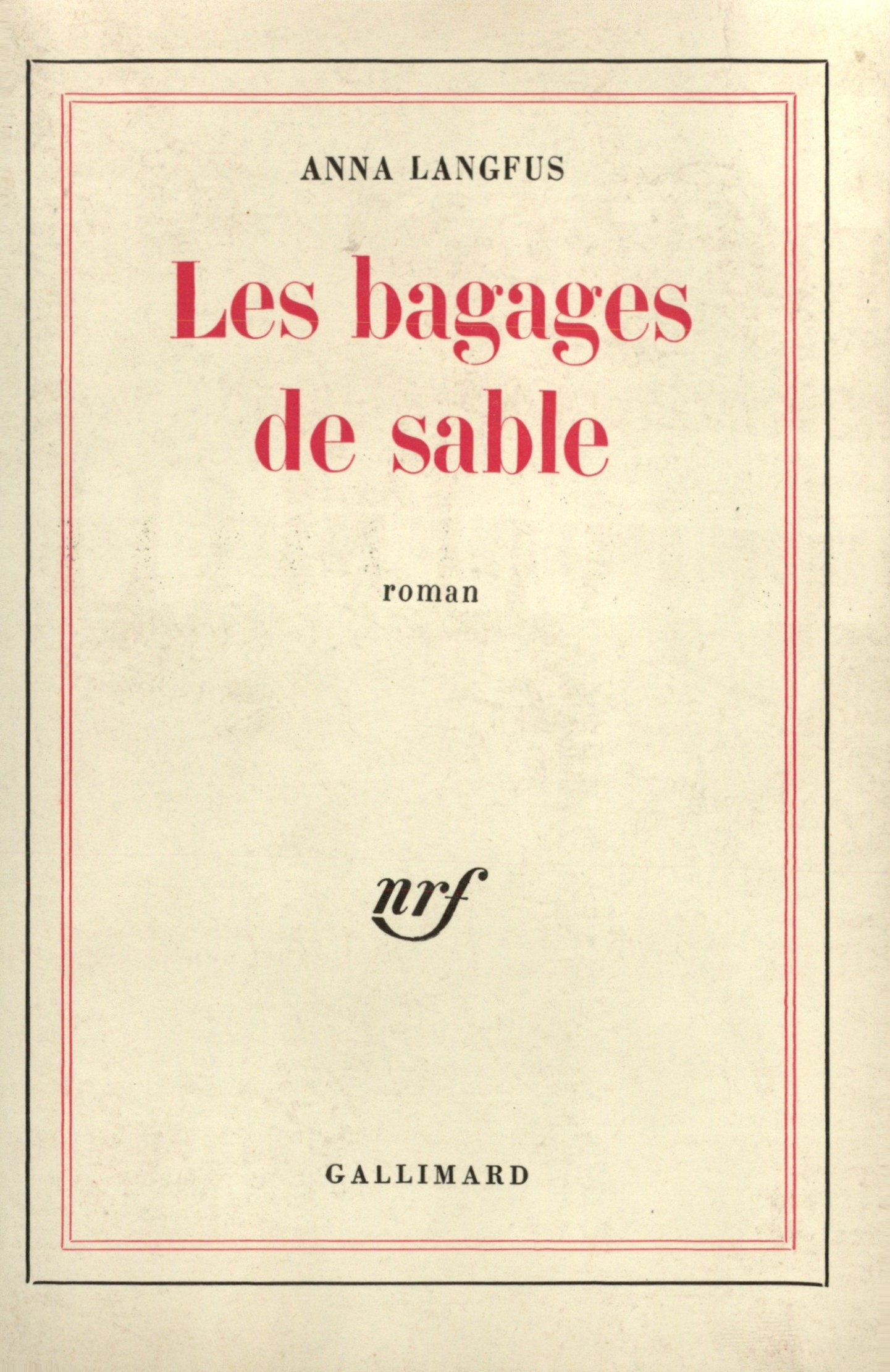 LES BAGAGES DE SABLE