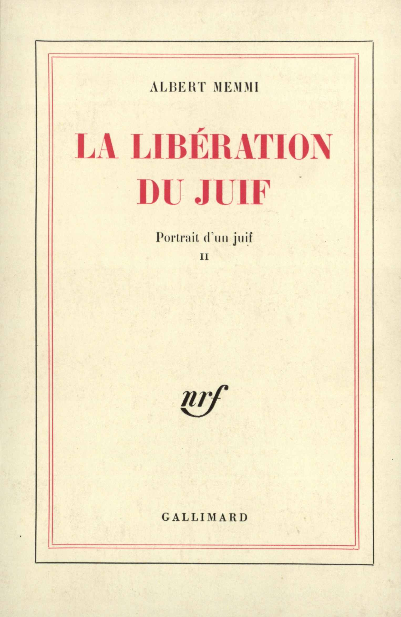 La libération du Juif