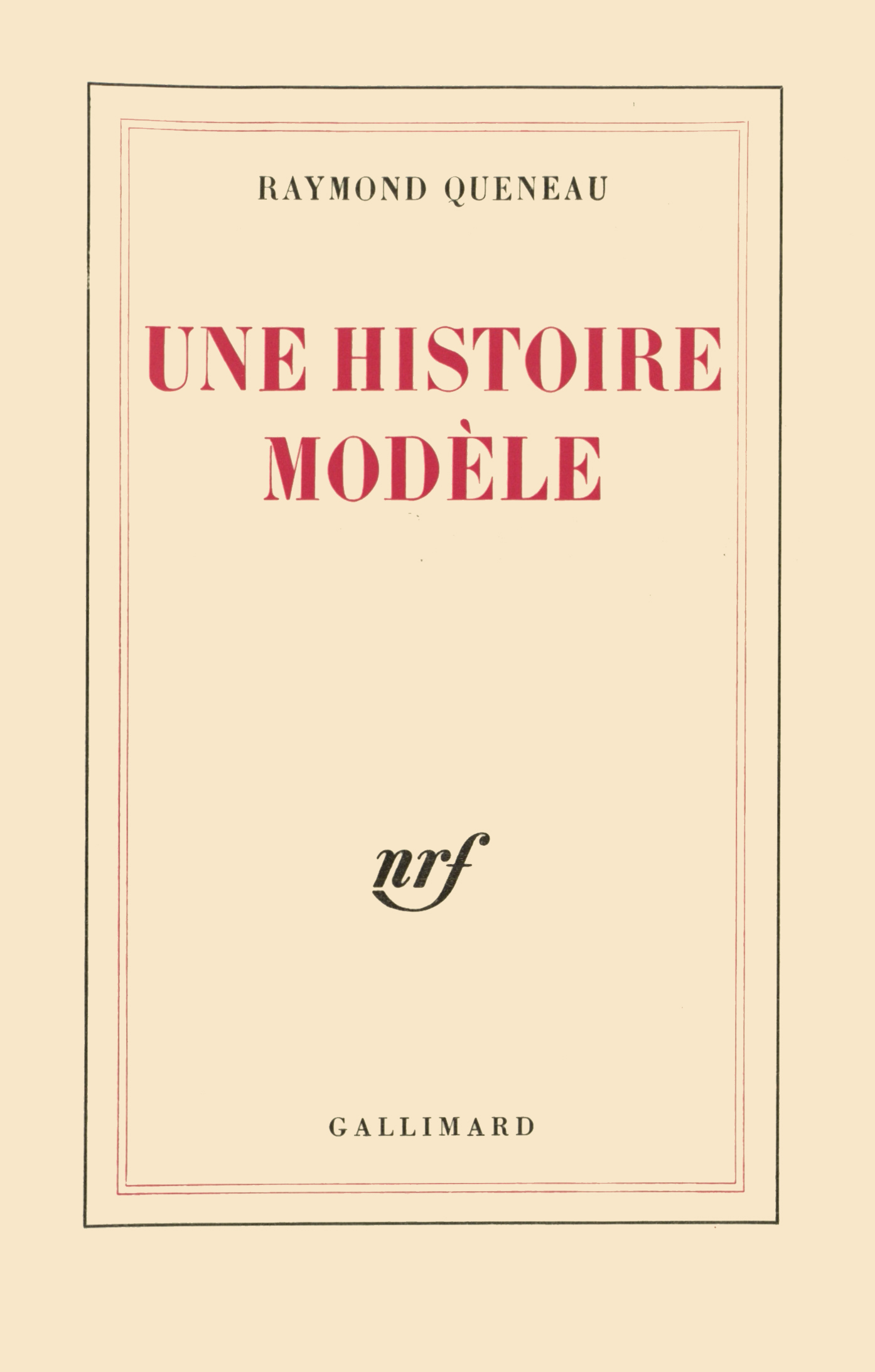 UNE HISTOIRE MODELE