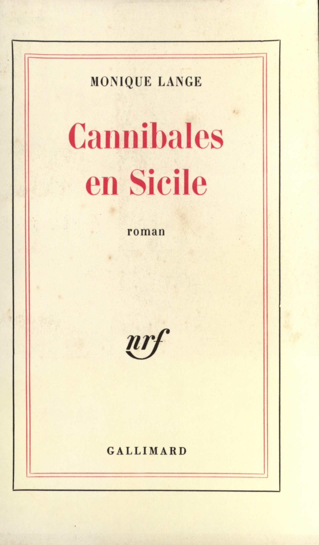 Cannibales en Sicile