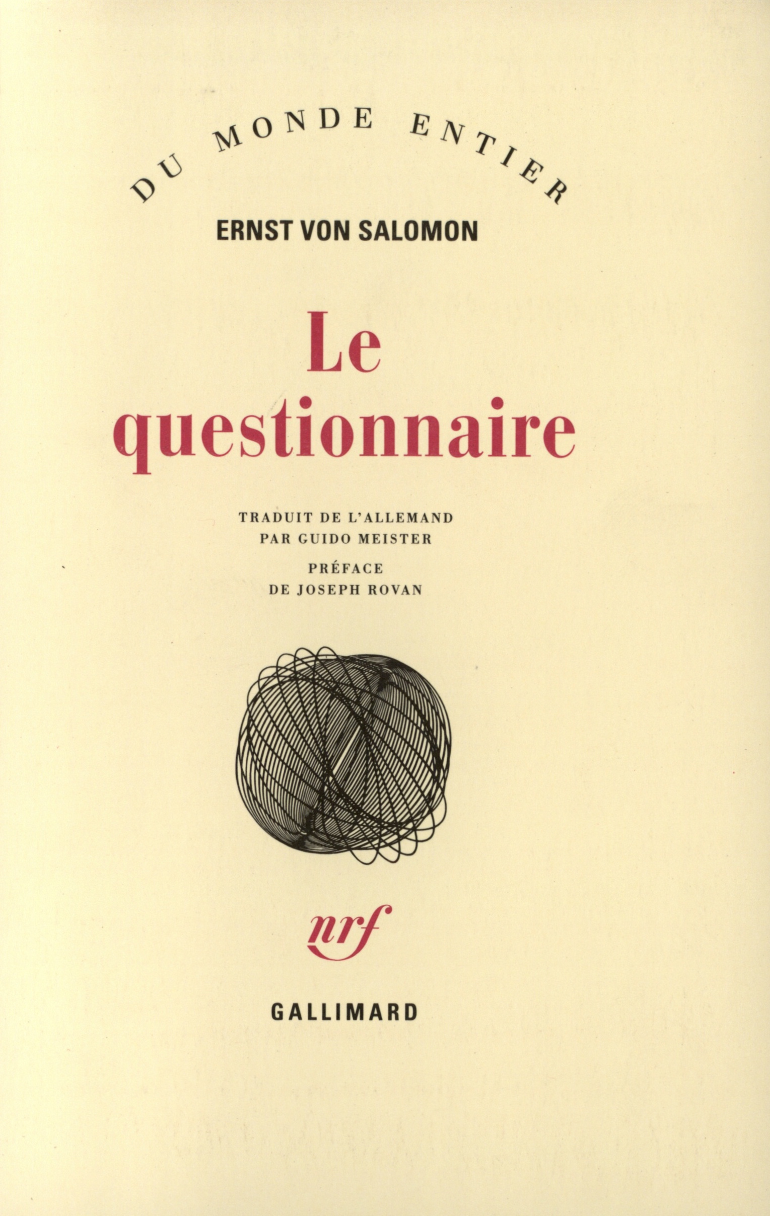 LE QUESTIONNAIRE