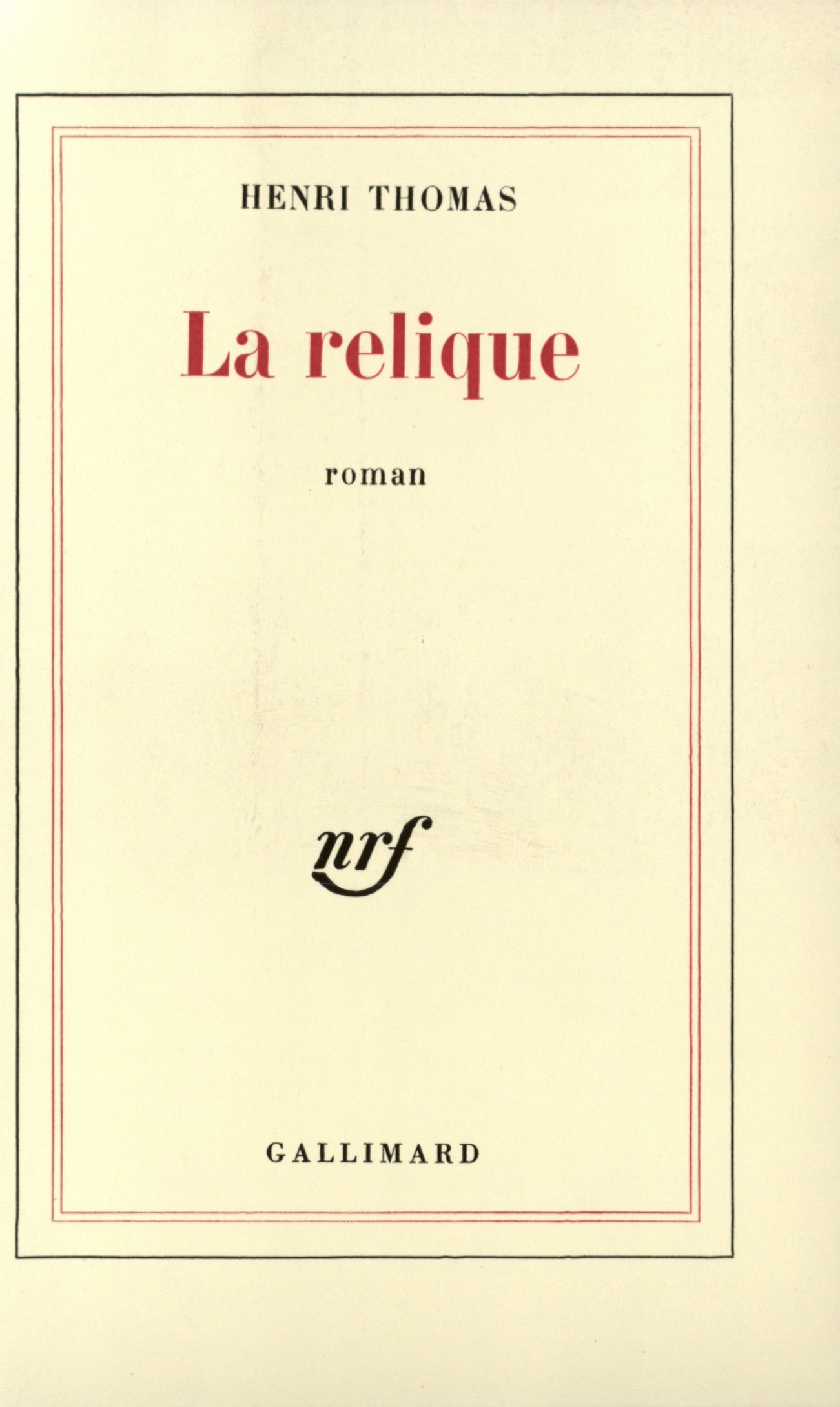 La relique