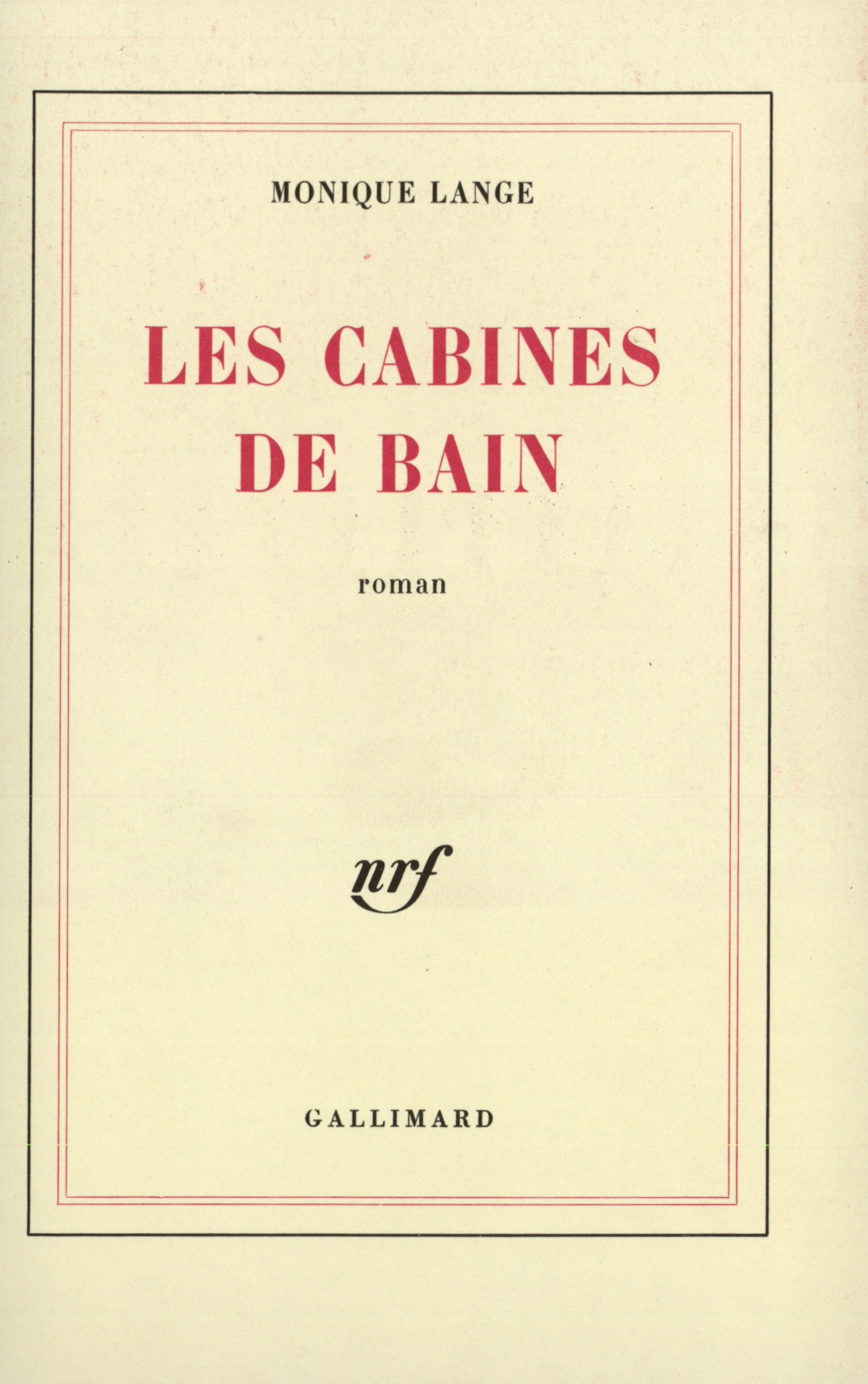 Les cabines de bain