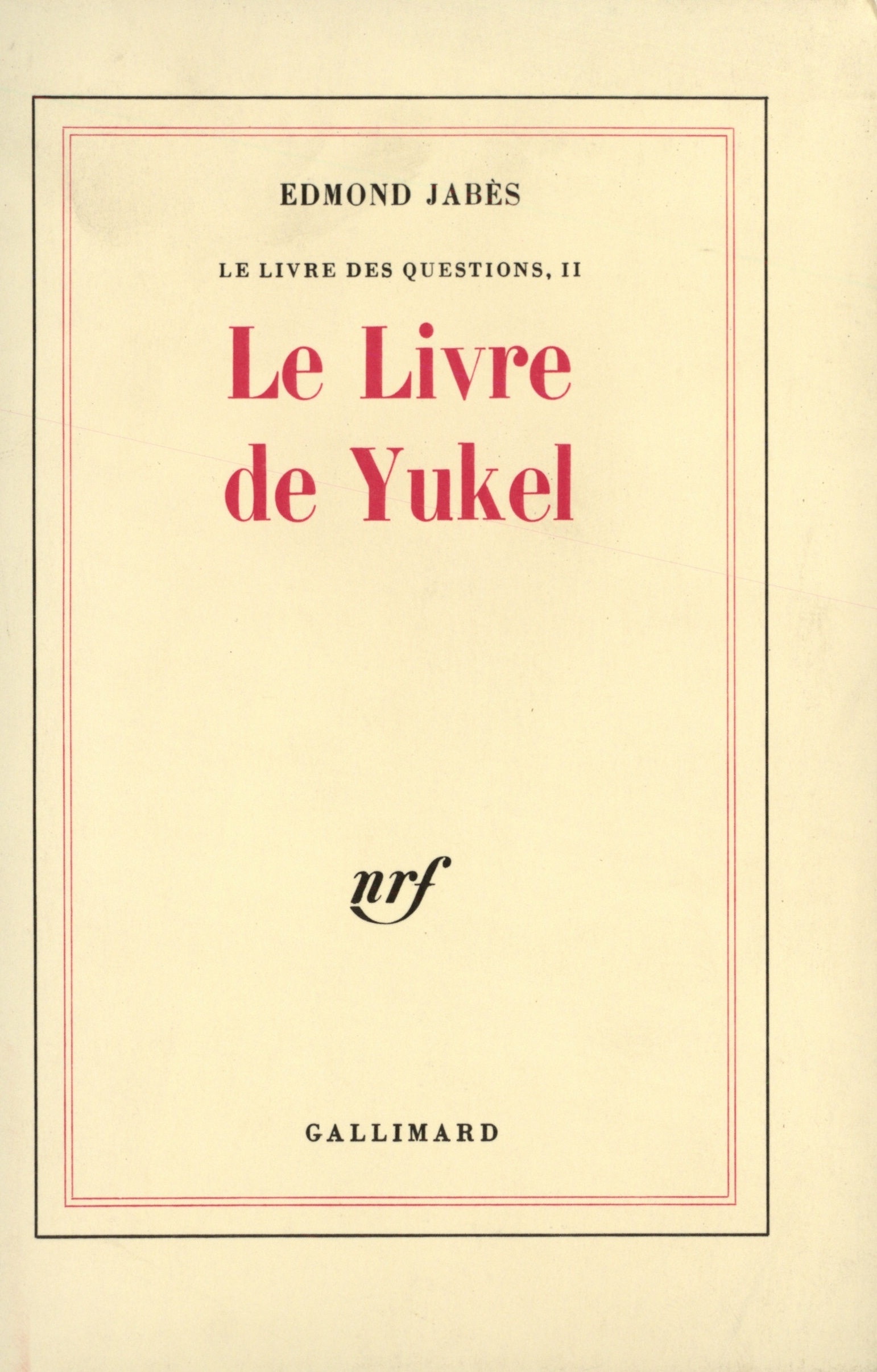 Le Livre de Yukel