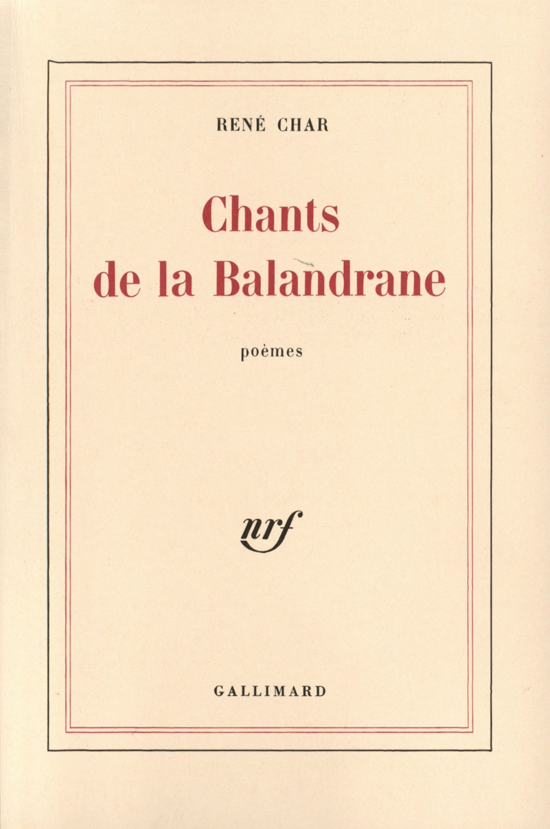 CHANTS DE LA BALANDRANE