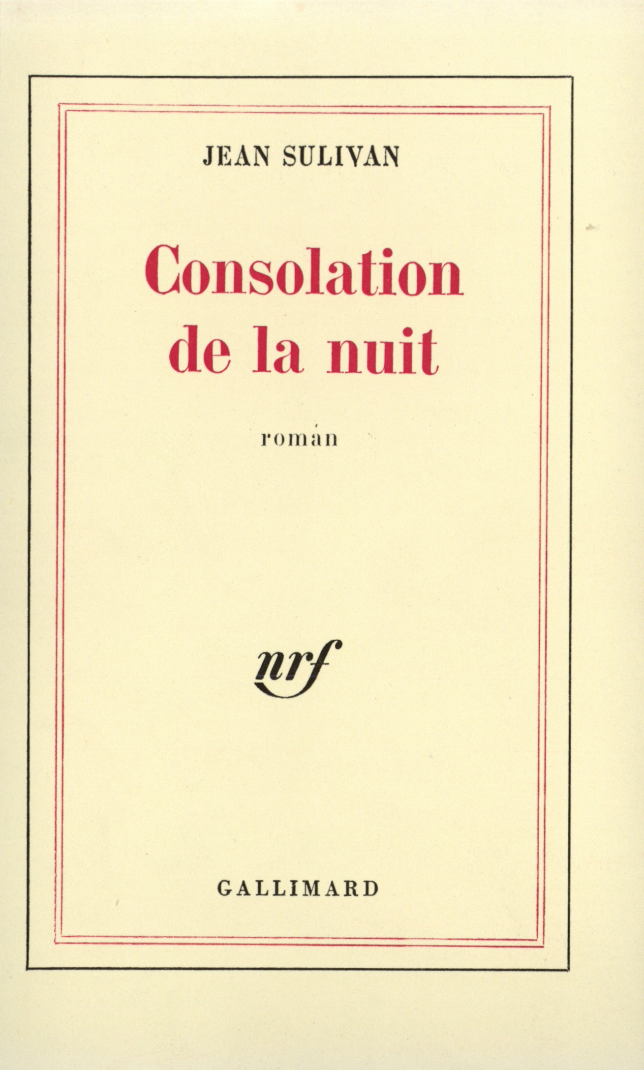 Consolation de la nuit