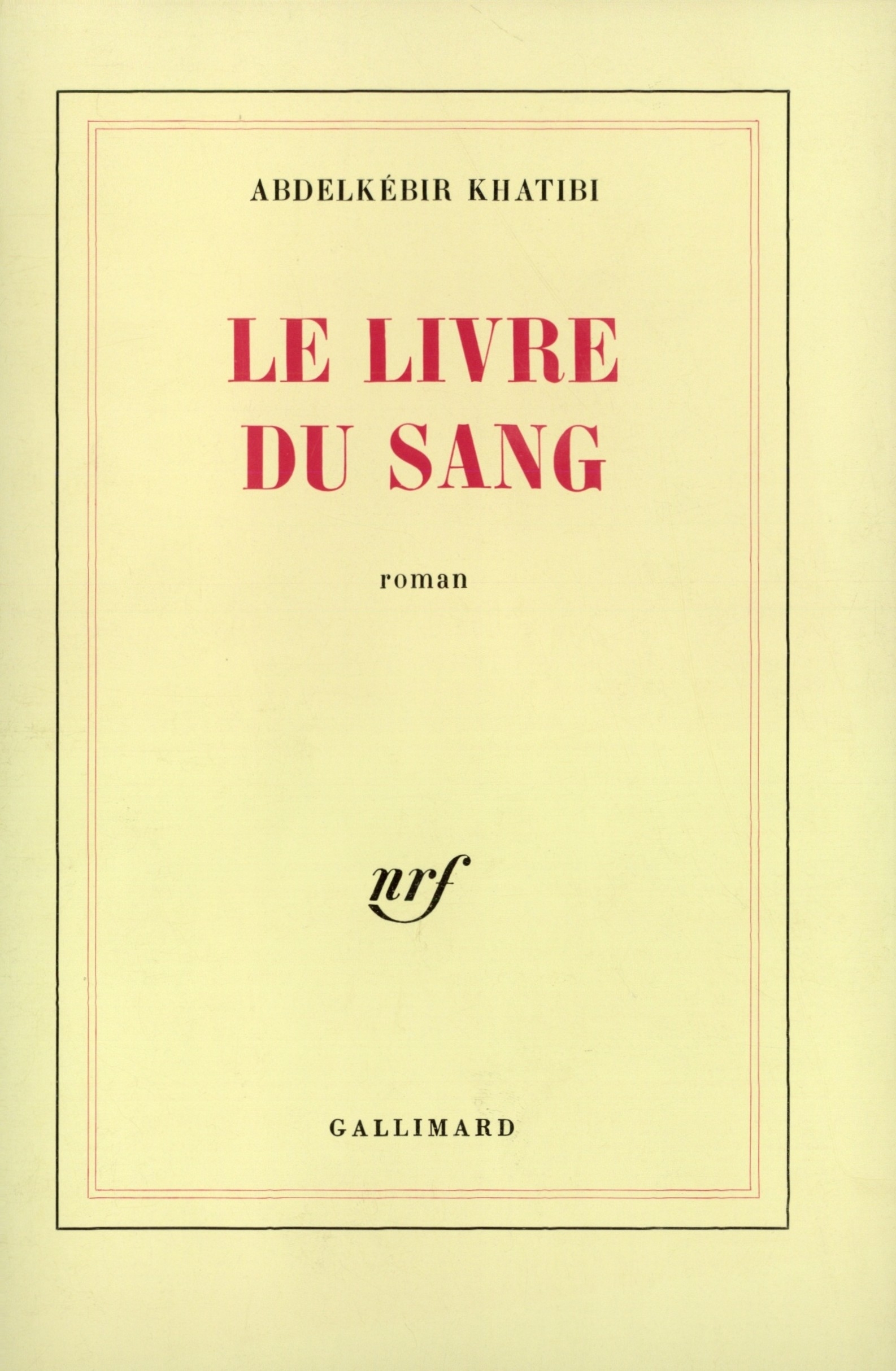 Le Livre du sang