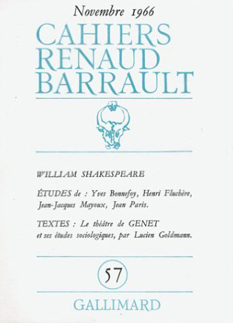 Cahiers Renaud Barrault