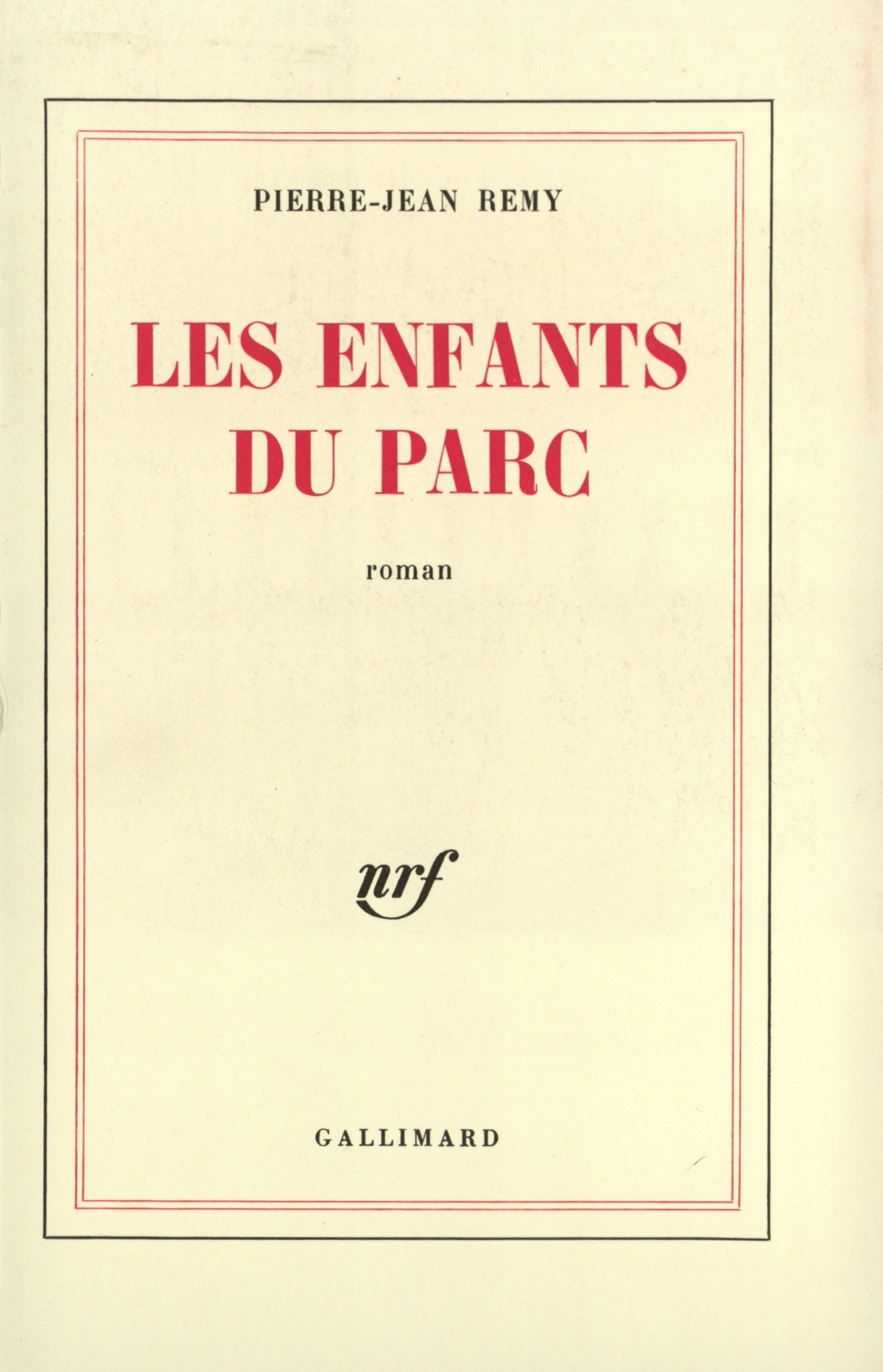 Les enfants du parc