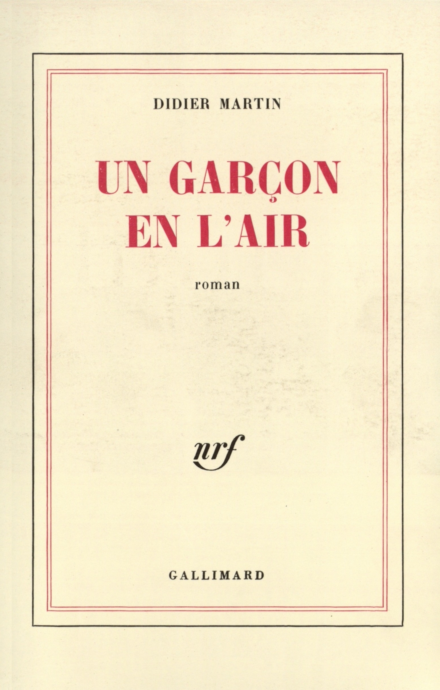 Un garçon en l'air