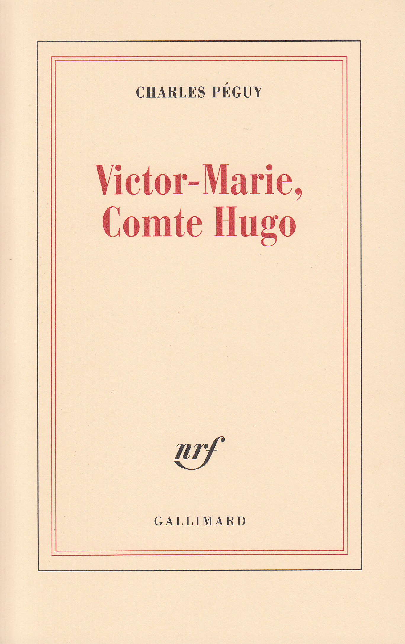 Victor-Marie, Comte Hugo