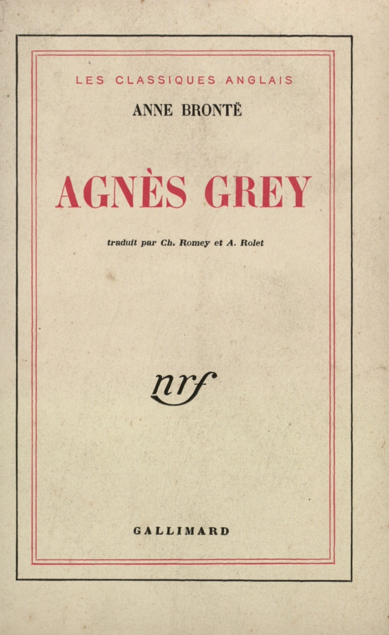AGNES GREY