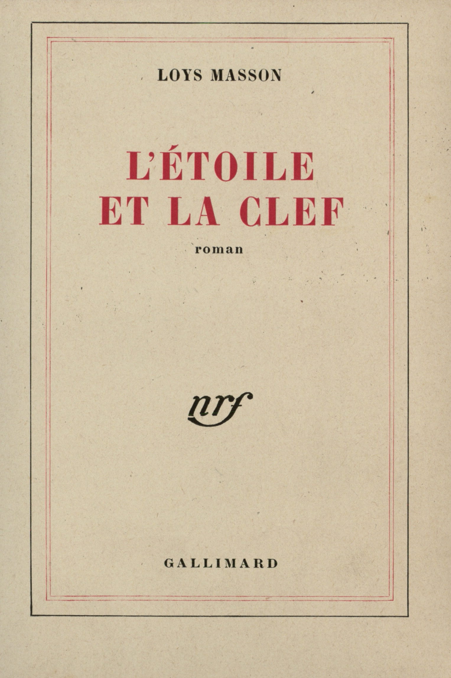 L'Étoile et la clef