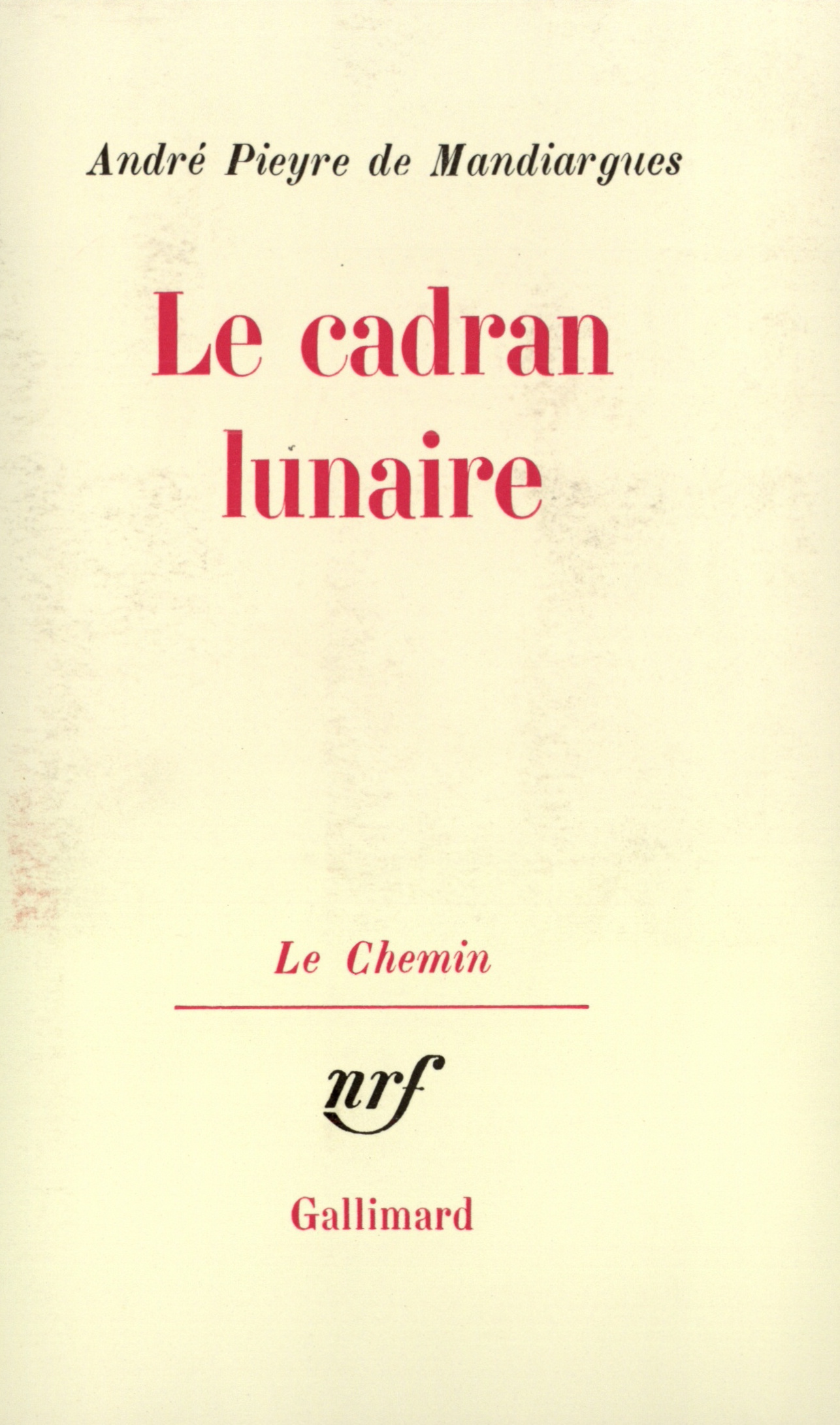 Le Cadran lunaire