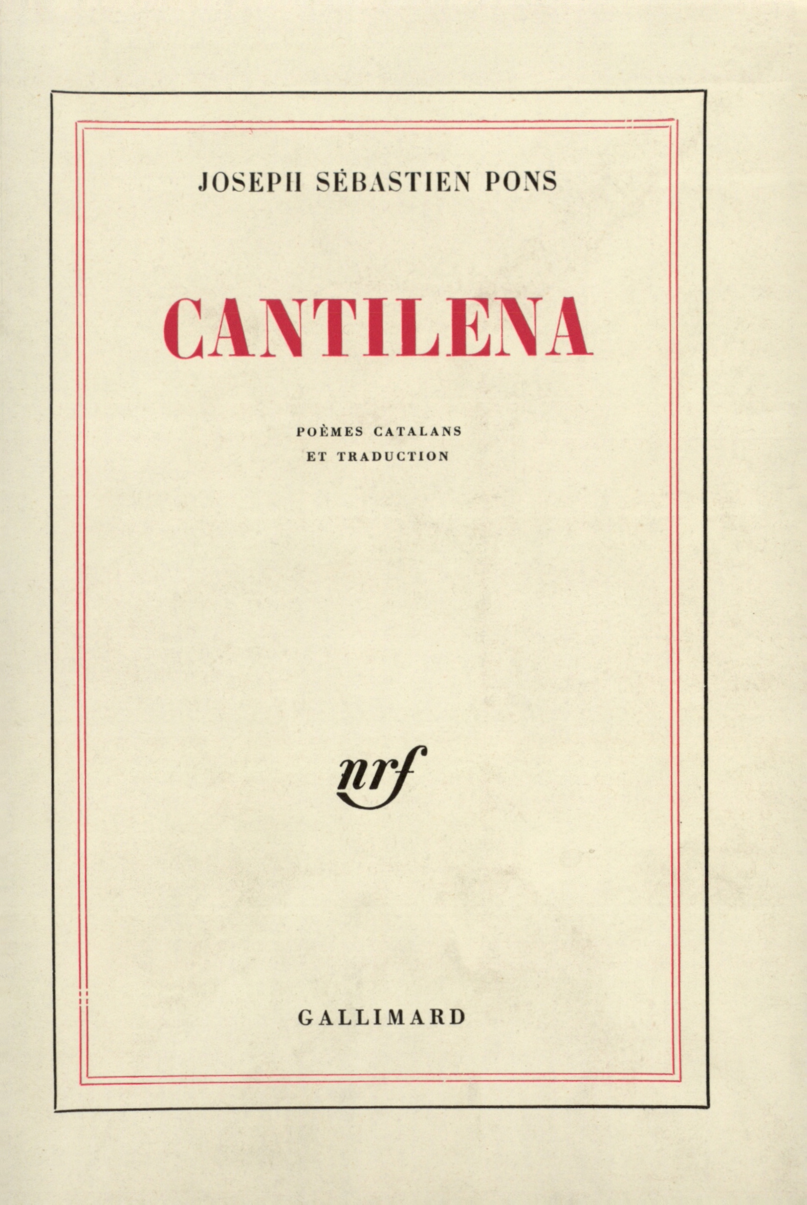 Cantilena