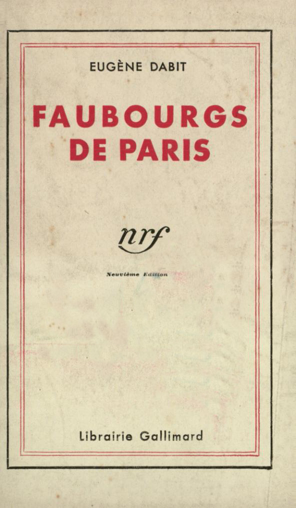 FAUBOURGS DE PARIS