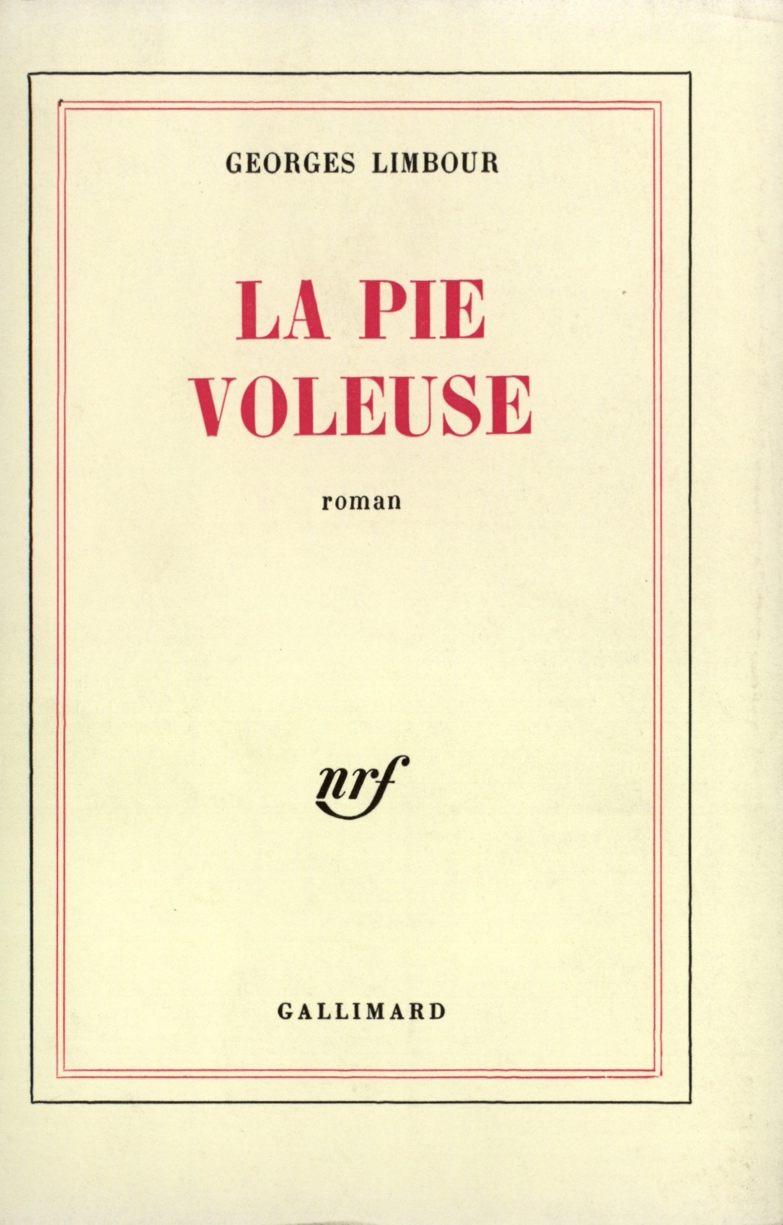 LA PIE VOLEUSE
