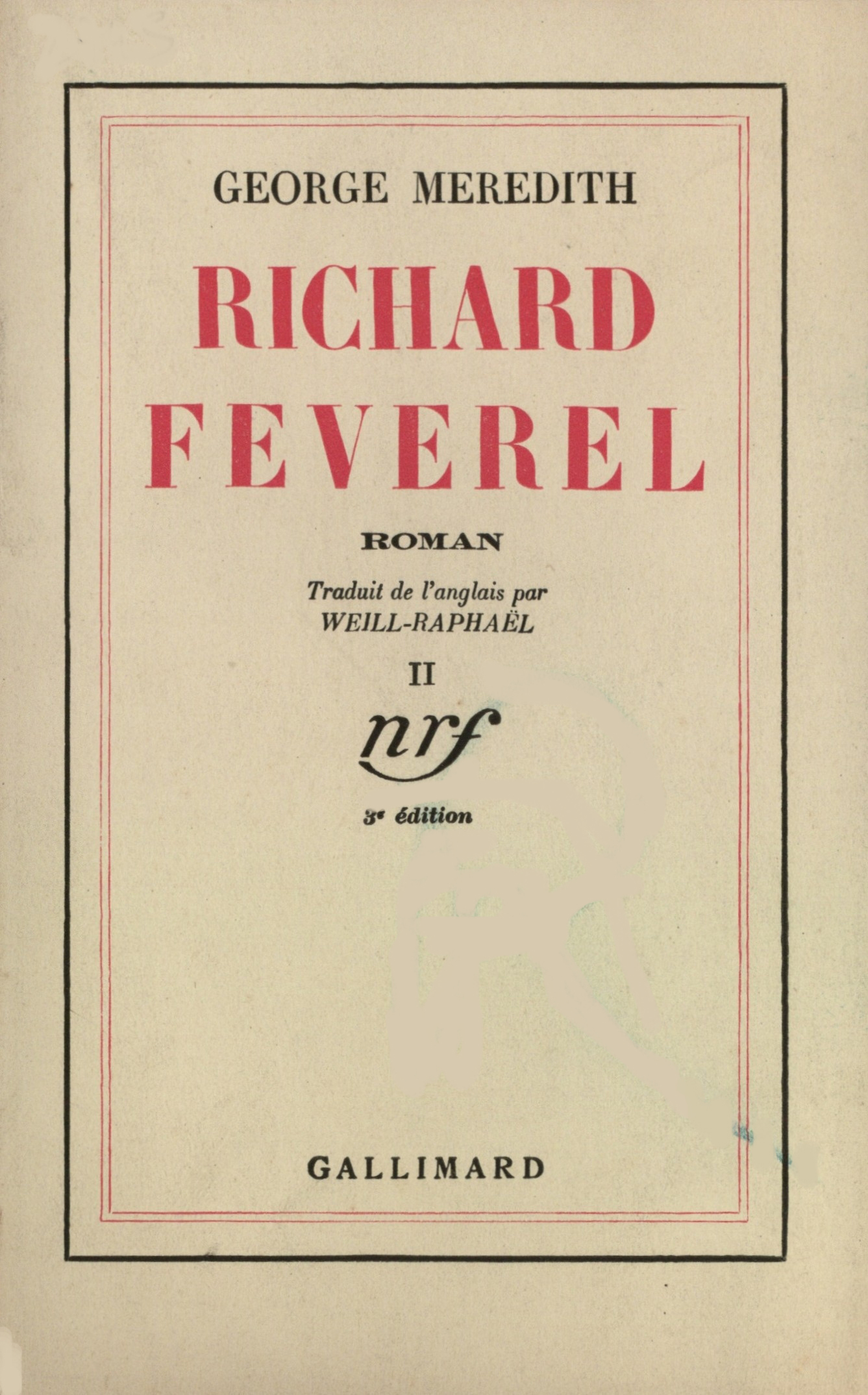 RICHARD FAVEREL