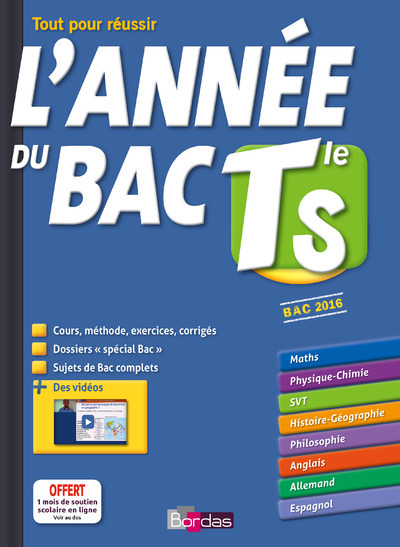 L'année du BAC Term S - BAC 2015