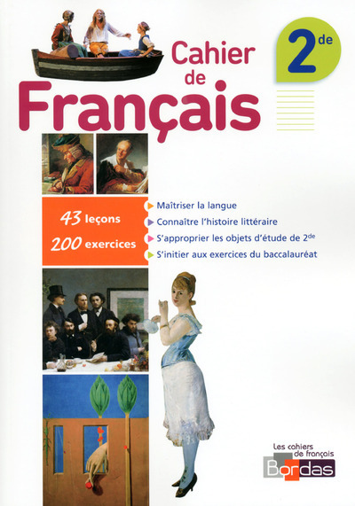 Français 2de 2015 Cahier d'exercices