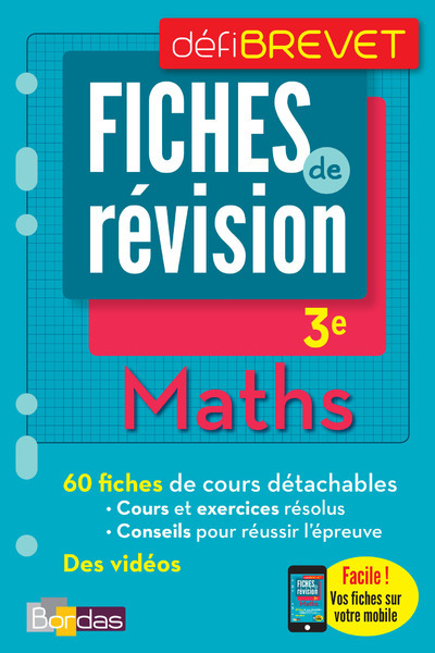 DéfiBrevet Fiches de révision Maths 3e