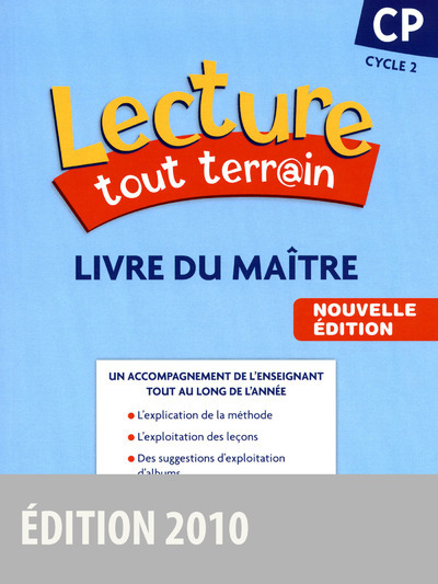Lecture tout terrain CP 2010 Livre du maître