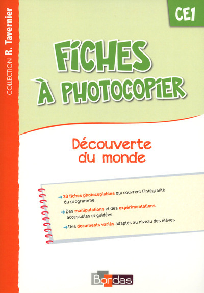 Tavernier Découverte du monde CE1 2015 Fiches à photocopier