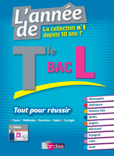 L'Année de Tle BAC L Tout pour réussir