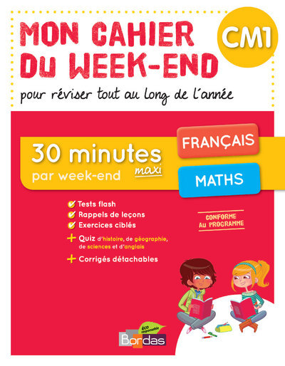 MON CAHIER DU WEEK-END CM1