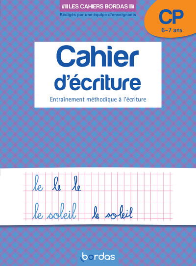 Les cahiers Bordas - Cahier d'écriture CP