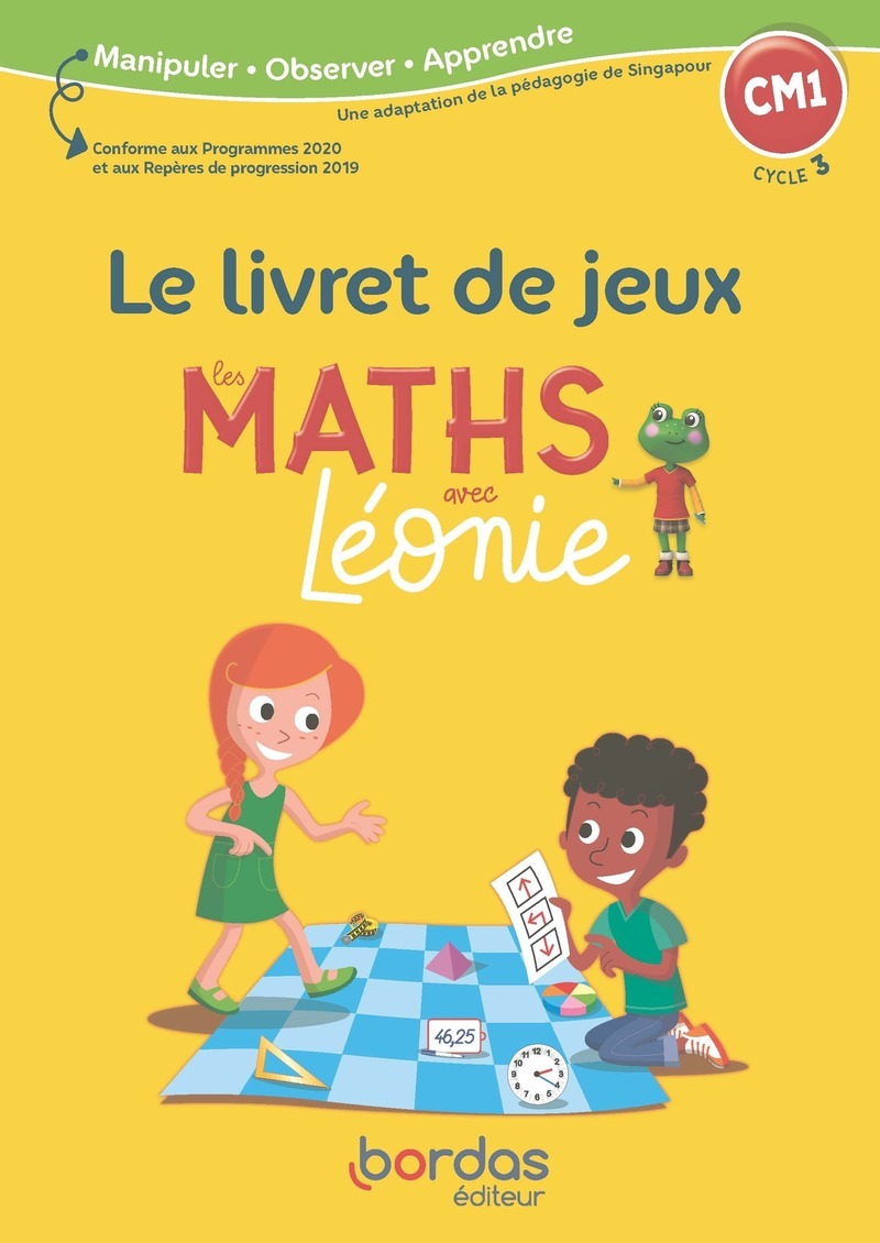 Les Maths avec Léonie CM1 2022 Livret jeux
