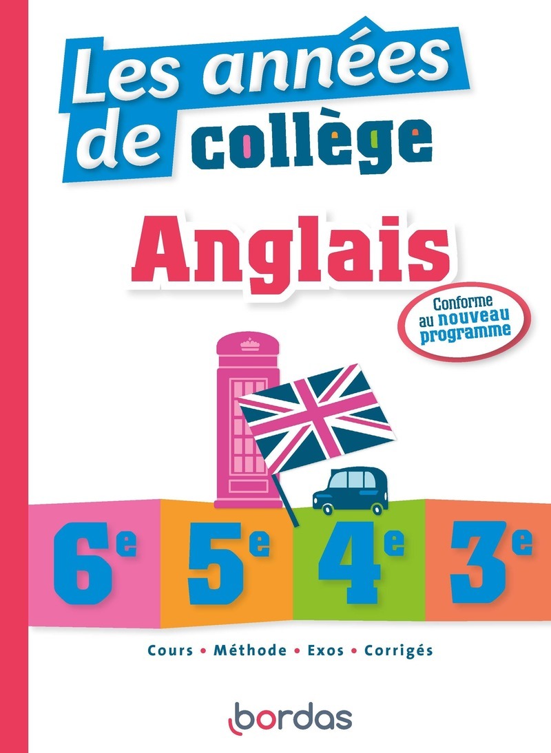 Les années de collège Anglais