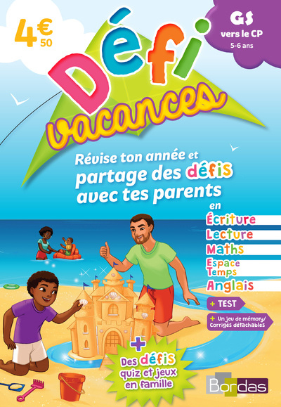 DéfiVacances GS vers CP - Révise ton année et partage des défis avec tes parents