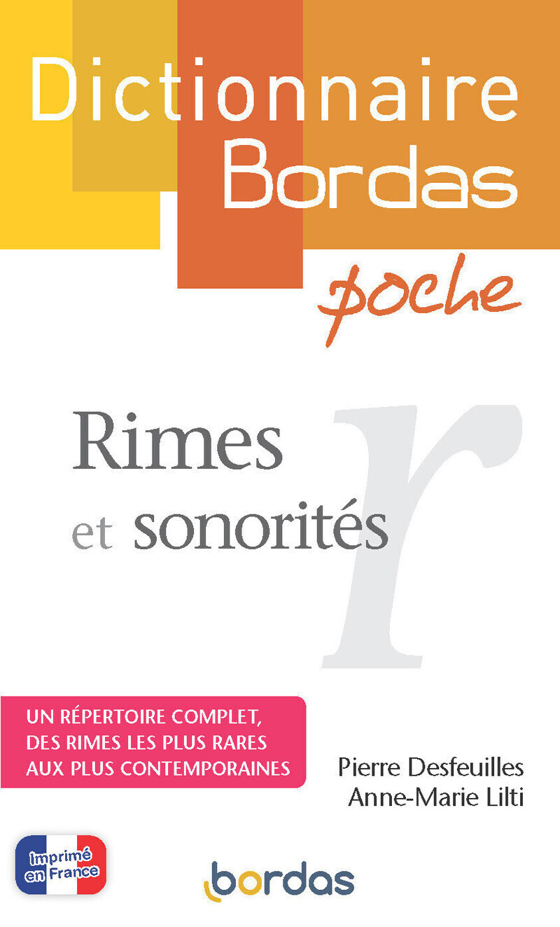 Dictionnaire Bordas poche Rimes et sonorités