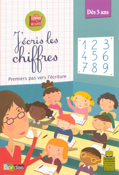 J'ECRIS LES CHIFFRES DES 5ANS - PREMIERS PAS VERS L'ECRITURE