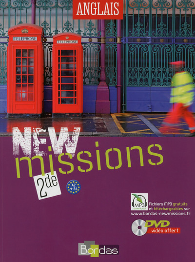 New Missions Anglais 2de 2014 Manuel de l'élève avec DVD vidéo