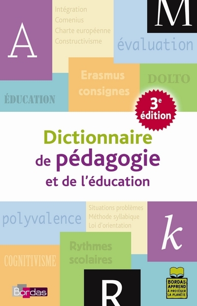 DICTIONNAIRE DE PEDAGOGIE ET DE L'EDUCATION