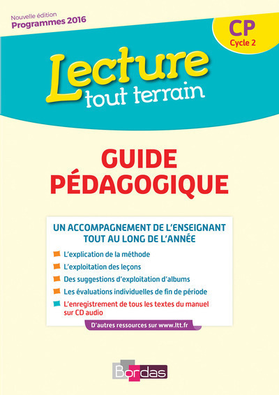 Lecture tout terrain CP 2017 Livre du maître avec CD Audio