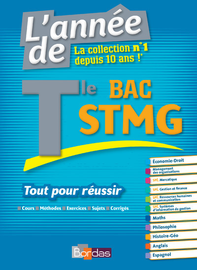 L'Année de Tle BAC STMG Tout pour réussir